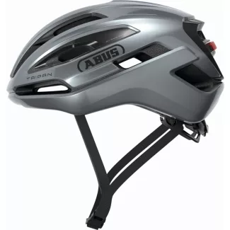   ABUS kerékpáros sport gravel sisak Taipan LED, In-Mold, graphite silver, M  (54-58 cm) sisakok