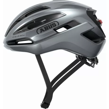 ABUS kerékpáros sport gravel sisak Taipan LED, In-Mold, graphite silver, M  (54-58 cm) sisakok