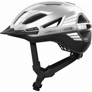   ABUS kerékpáros városi sisak Urban-I 4.0 ACE, In-Mold, signal silver, M (54-58 cm) sisakok