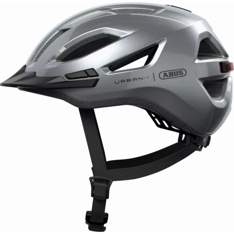 ABUS kerékpáros városi sisak Urban-I 4.0, In-Mold, graphite silver, M (54-58 cm) sisakok
