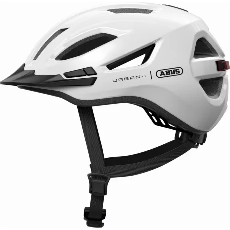 ABUS kerékpáros városi sisak Urban-I 4.0, In-Mold, shiny white, S (51-55 cm) sisakok