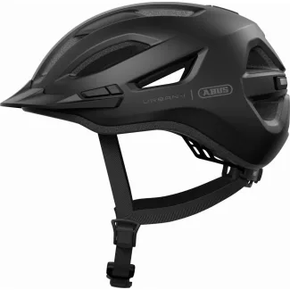   ABUS kerékpáros városi sisak Urban-I 4.0 LR, In-Mold, velvet black, M (54-58 cm) sisakok