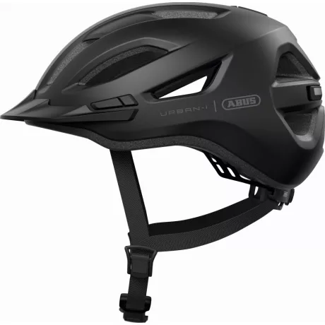 ABUS kerékpáros városi sisak Urban-I 4.0 LR, In-Mold, velvet black, M (54-58 cm) sisakok