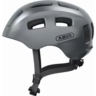   ABUS kerékpáros gyerek sisak Youn-I 2.0, In-Mold, graphite silver, S (48-54 cm) sisakok