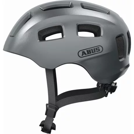 ABUS kerékpáros gyerek sisak Youn-I 2.0, In-Mold, graphite silver, S (48-54 cm) sisakok