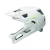 ABUS kerékpáros gyerek sisak Youdrop FF, lemon white S (48-55 cm) sisakok