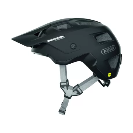 ABUS kerékpáros sport sisak MoDrop MIPS, In-Mold, muted black, L (57-61 cm) sisakok