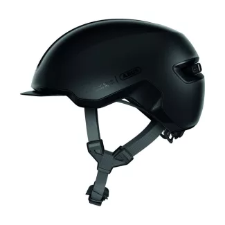   ABUS kerékpáros városi sisak Hud-Y, In-Mold, velvet black, M (54-58 cm) sisakok
