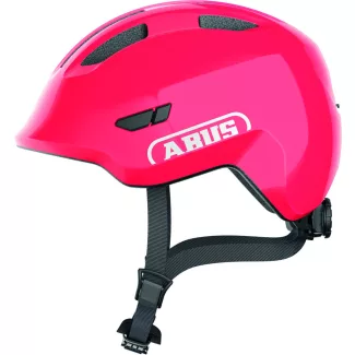   ABUS kerékpáros gyerek sisak Smiley 3.0, In-Mold, shiny red, M (50-55 cm) sisakok