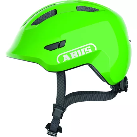 ABUS kerékpáros gyerek sisak Smiley 3.0, In-Mold, shiny green, S (45-50 cm) sisakok