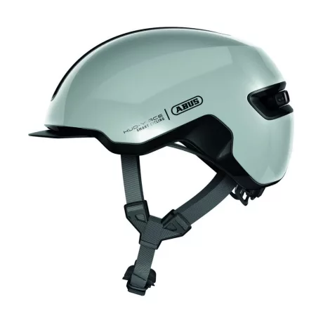 ABUS kerékpáros városi sisak Hud-Y, In-Mold, race grey, M (54-58 cm) sisakok