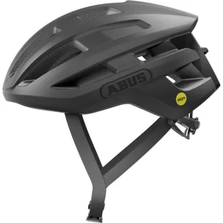  ABUS kerékpáros sport sisak Powerdome MIPS, In-Mold, velvet black, M (54-58 cm) sisakok