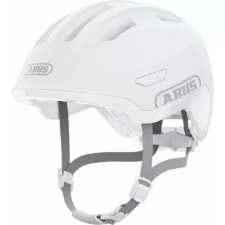   ABUS kerékpáros gyerek sisak Smiley 3.0 ACE LED, In-Mold, pure white, S (45-50 cm) sisakok
