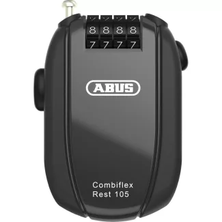   ABUS mini kábellakat számzárral Combiflex Rest, 105 cm, fekete lakatok