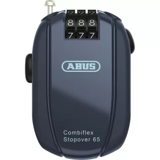   ABUS mini kábellakat számzárral Combiflex StopOver, 65 cm, éjkék lakatok