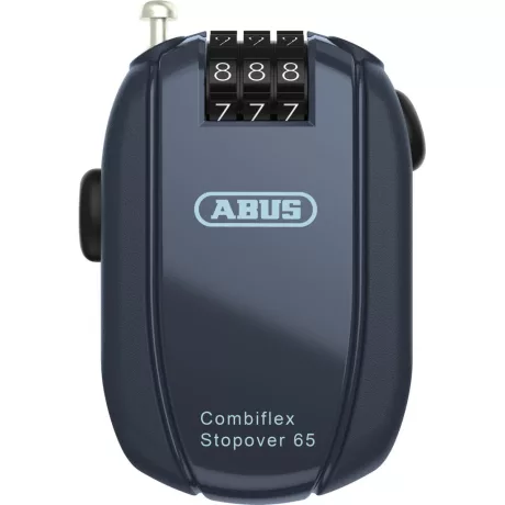 ABUS mini kábellakat számzárral Combiflex StopOver, 65 cm, éjkék lakatok