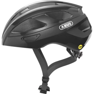   ABUS kerékpáros sport sisak Macator MIPS, In-Mold, shiny black, M (52-58 cm) sisakok