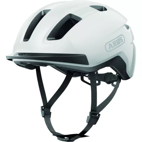 ABUS kerékpáros városi sisak Purl-Y, In-Mold, shiny white S (51-55 cm) sisakok