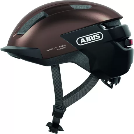 ABUS kerékpáros városi sisak Purl-Y ACE, In-Mold, metallic copper M (54-58 cm) sisakok