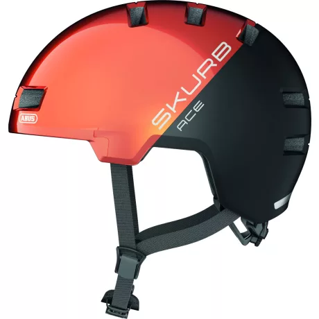 ABUS kerékpáros városi sisak Skurb ACE, ABS, goldfish orange, S (52-56 cm) sisakok