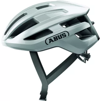   ABUS kerékpáros sport sisak Powerdome, In-Mold,  gleam silver M (54-58 cm) sisakok