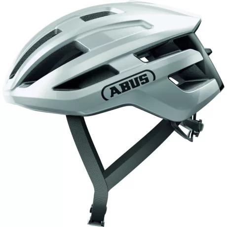 ABUS kerékpáros sport sisak Powerdome, In-Mold,  gleam silver M (54-58 cm) sisakok