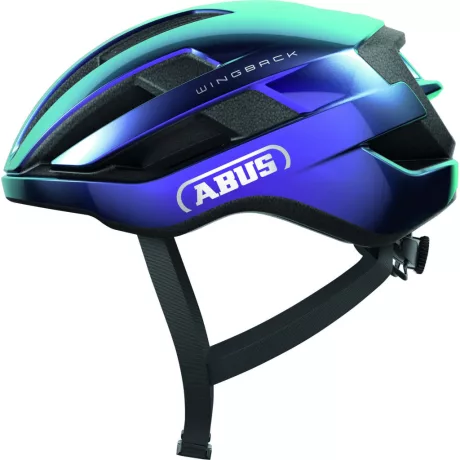 ABUS kerékpáros sport sisak Wingback, In-Mold, flip flop purple M (54-58 cm) sisakok
