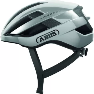   ABUS kerékpáros sport sisak Wingback, In-Mold, gleam silver L (57-61 cm) sisakok