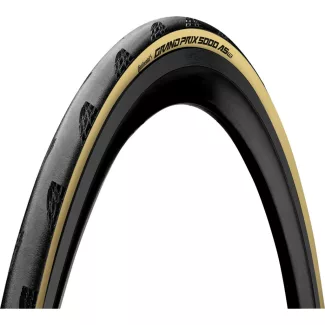   Continental Grand Prix 5000 AllSeason TR 700x25C (25-622) országúti külső gumi - hajtogatható, tubeless ready, hookless, fekete/krém