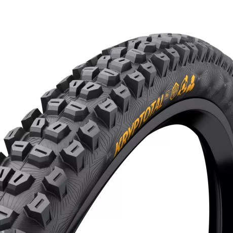 Continental MTB kerékpáros külső gumi 60-584 Kryptotal-R Enduro Soft 27,5x2,4, hookless felni kompatibilis, tubeless ready, fekete/fekete hajtogathatós, hátra külső gumik