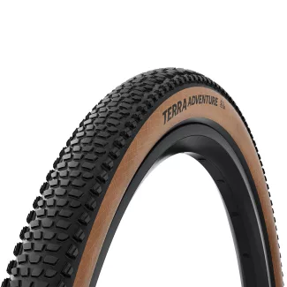   Continental Terra Adventure Trail Grip 28x2,00 (50-622) gravel külső gumi - hajtogatható, tubeless ready, hookless, fekete/transparent