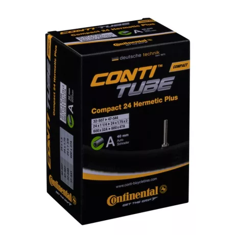 Continental kerékpáros belső gumi 50/62-406/451 Compact 20 wide Hermetic Plus A40 dobozos (Egységkarton: 25 db) belső gumik