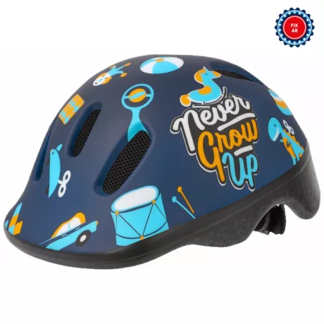Polisport kerékpáros gyerek sisak Toys kék/mintás, XXS (44-48 cm) sisakok