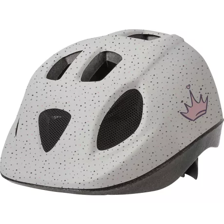 Polisport kerékpáros gyerek sisak Crown fehér/mintás, XS (46-53 cm) sisakok