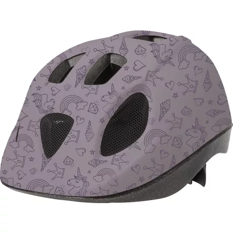 Polisport kerékpáros gyerek sisak Fantasy szürke / lila /mintás, XS (46-53 cm) sisakok
