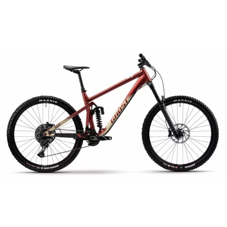 GHOST Riot EN 27,5 Metallic Rusty Dark Red/Light Dust Matt MTB Fully kerékpár