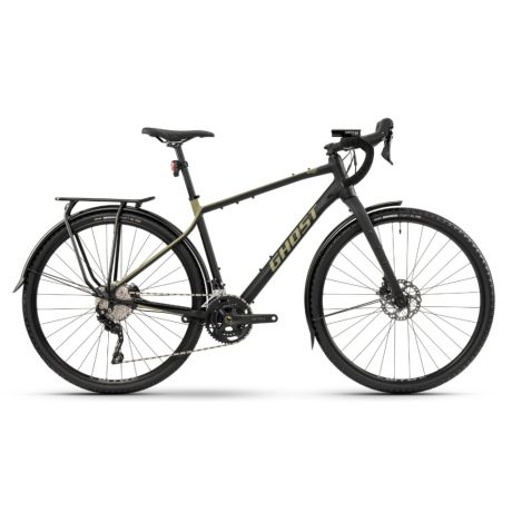 GHOST Asket Essential EQ AL gravel kerékpár - Black/Green
