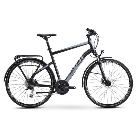 GHOST Square Trekking Essential Black/Grey Túratrekking kerékpár