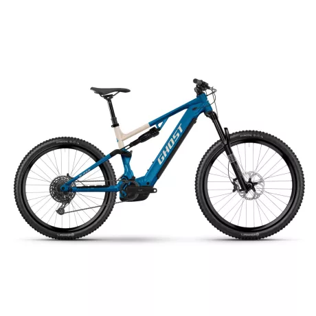 GHOST EASX Universal Candy Blue/Coffee Arctic Dust MTB Fully e-bike