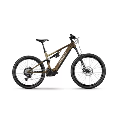 GHOST EASX Advanced Brown Bear/Stone Glossy MTB Fully e-bike