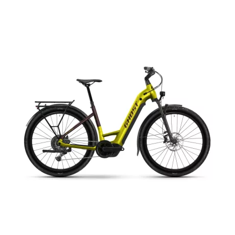 GHOST ETeru Universal EQ Low Harvest Yellow/Cocoa Brown Glossy MTB e-bike