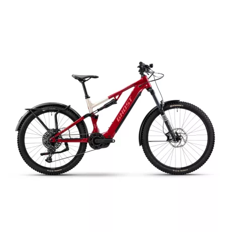 GHOST EASX Essential EQ Rebel Red/Coffee Pebble MTB Fully e-bike