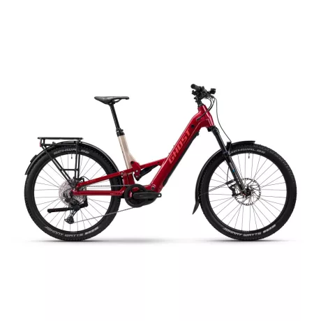 GHOST EASX Essential Low EQ Rebel Red/Coffee Pebble MTB Fully e-bike