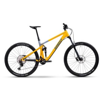   GHOST Riot Trail 27.5 Yellow Tropical Mango/Ghost Grey MTB Fully kerékpár