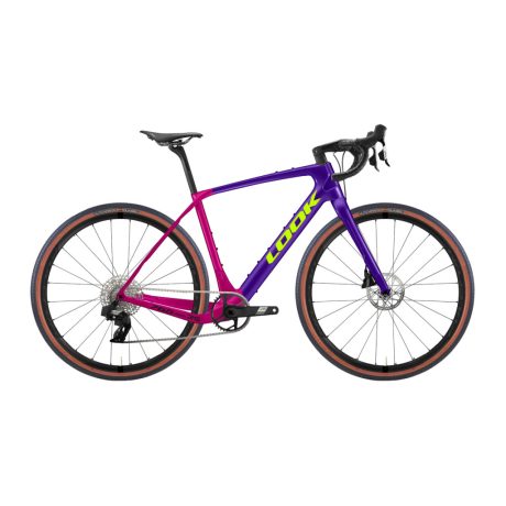 LOOK 765 Gravel RS gravel kerékpár - Apex AXS 1x12 Purple Pink / Fulcrum Rapid Red 500