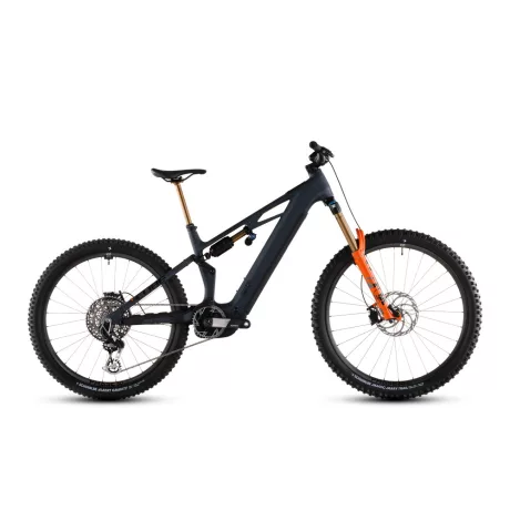 Cube Stereo Hybrid ONE77 HPC SLT 800 galaxy'n'orange MTB fully e-bike