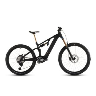   Cube AMS Hybrid 177 C:62 AT 600X carbon'n'gold MTB fully kerékpár