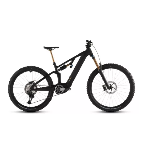 Cube AMS Hybrid 177 C:62 AT 600X carbon'n'gold MTB fully kerékpár