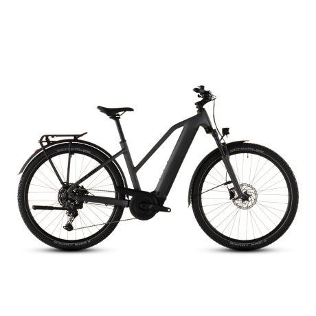 Cube Nuride Hybrid Performance 600 slabgrey'n'black női Allroad e-bike