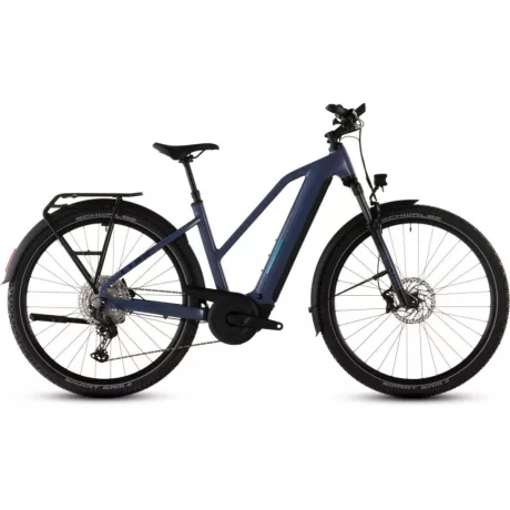 Cube Nuride Hybrid EXC 800 jeansblue'n'blue női Allroad e-bike